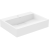 Mexen Ava lavabo de comptoir en conglomérat 1 trou 50 x 38 cm, Blanc - 23015001