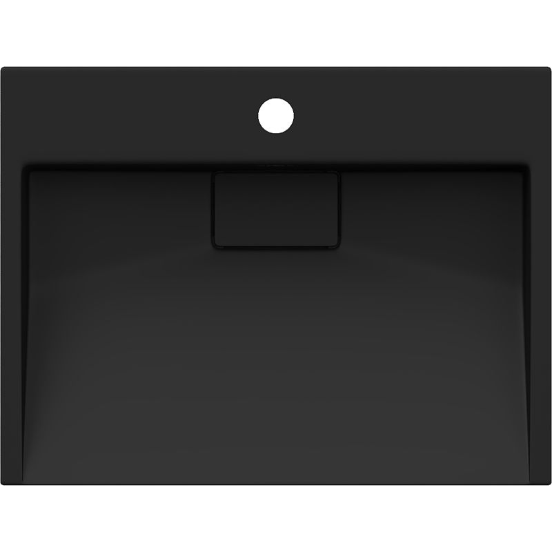 Mexen Ava lavabo à poser en conglomérat 1/O 50 x 38 cm, noir - 23015071