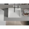 Mexen Ava lavabo posé sur plan en conglomérat B/O 50 x 38 cm, blanc - 23015000