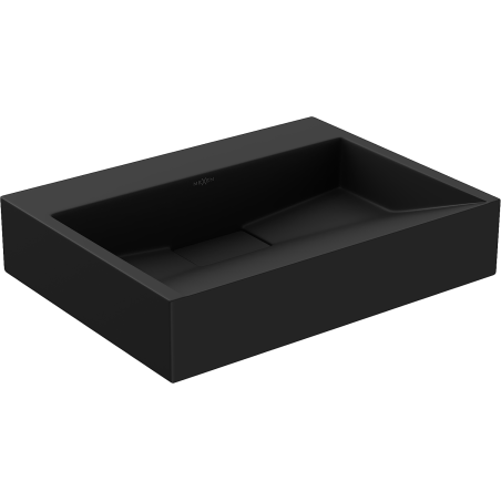 Mexen Ava lavabo à poser en conglomérat B/O 50 x 38 cm, noir - 23015070