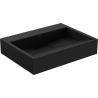Mexen Ava lavabo à poser en conglomérat B/O 50 x 38 cm, noir - 23015070