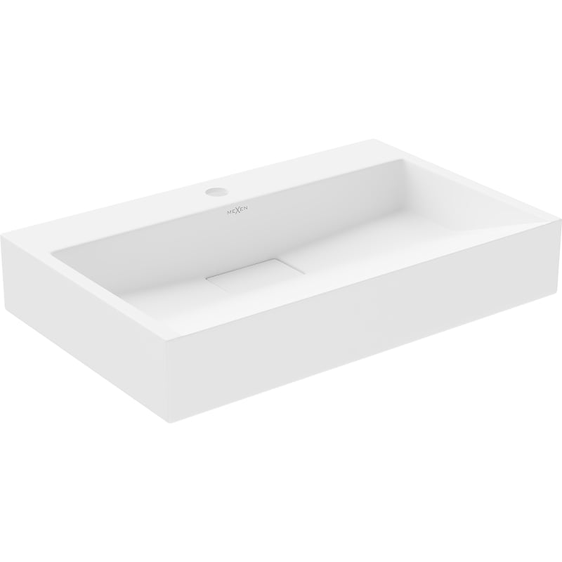 Mexen Ava lavabo vasque en composite 1/O 60 x 38 cm, blanc - 23016001