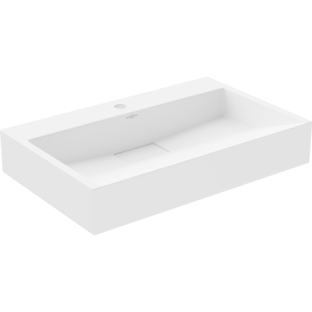 Mexen Ava lavabo de comptoir en conglomérat 1 trou 60 x 38 cm, Blanc - 23016001