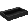 Mexen Ava lavabo à poser en conglomérat 1/O 60 x 38 cm, noir - 23016071