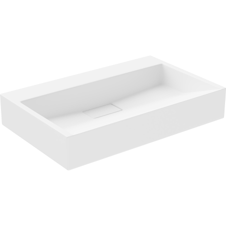 Mexen Ava lavabo de comptoir en conglomérat B/O 60 x 38 cm, blanc - 23016000