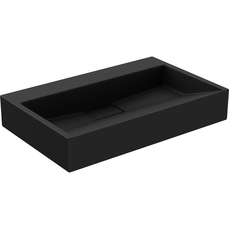 Mexen Ava vasque à poser en conglomérat B/O 60 x 38 cm, noire - 23016070