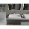 Mexen Ava lavabo sur plan en composite 1/O 70 x 46 cm, blanc - 23017001