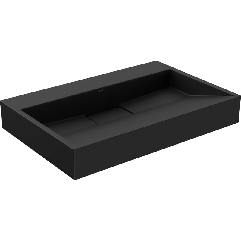 Mexen Ava lavabo à poser en conglomérat B/O 70 x 46 cm, noir - 23017070