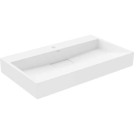 Mexen Ava lavabo à poser en conglomérat 1/O 80 x 46 cm, blanc - 23018001