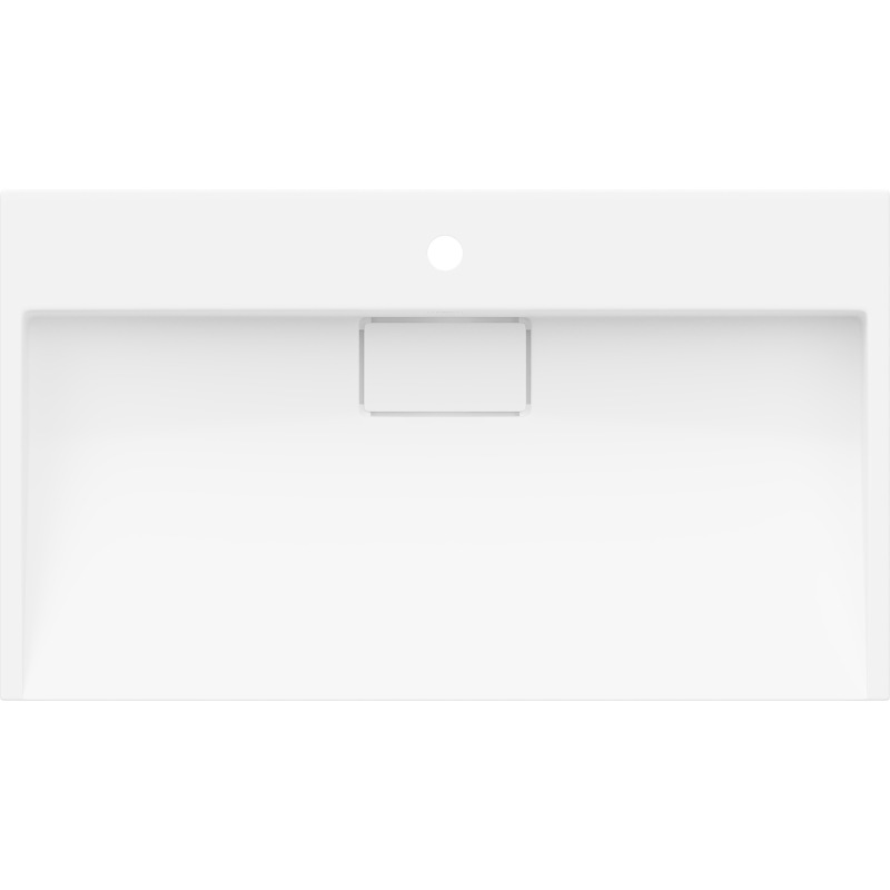 Mexen Ava lavabo sur plan en conglomérat 1/O 80 x 46 cm, blanc - 23018001