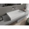 Mexen Ava lavabo à poser en conglomérat B/O 80 x 46 cm, blanc - 23018000
