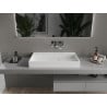 Mexen Ava lavabo à poser en conglomérat B/O 80 x 46 cm, blanc - 23018000