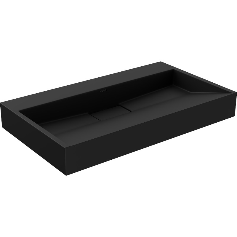 Mexen Ava lavabo à poser en composite B/O 80 x 46 cm, noir - 23018070