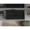 Mexen Ava lavabo à poser en conglomérat 1/O 90 x 46 cm, noir - 23019071