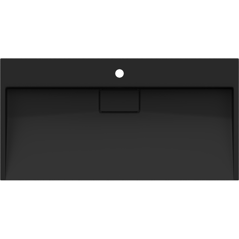 Mexen Ava lavabo à poser en conglomérat 1/O 90 x 46 cm, noir - 23019071