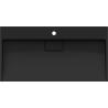 Mexen Ava lavabo encastré en conglomérat 1/O 90 x 46 cm, noir - 23019071