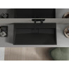 Mexen Ava Lavabo sur plan en composite B/O 90 x 46 cm, noir - 23019070