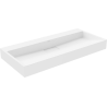 Mexen Ava lavabo sur plan en conglomérat B/O 100 x 46 cm, blanc - 23011000