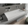 Mexen Ava lavabo sur plan en composite B/O 100 x 46 cm, blanc - 23011000