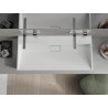 Mexen Ava lavabo sur plan en composite B/O 100 x 46 cm, blanc - 23011000