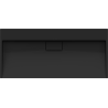 Mexen Ava lavabo de comptoir en conglomérat sans trou 100 x 46 cm, Noir - 23011070