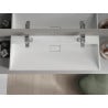Mexen Ava vasque à poser en conglomérat 2/O 120 x 46 cm, blanche - 23011202