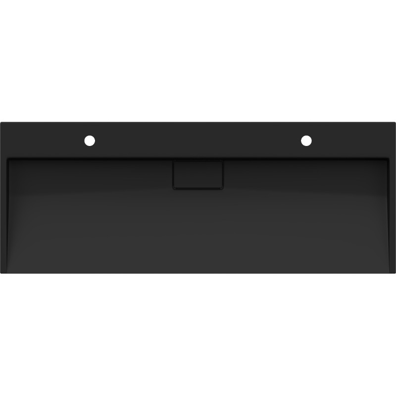 Mexen Ava lavabo sur plan en composite 2/O 120 x 46 cm, noir - 23011272