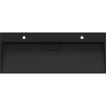 Mexen Ava lavabo posé sur le dessus en conglomérat 2/O 120 x 46 cm, noir - 23011272