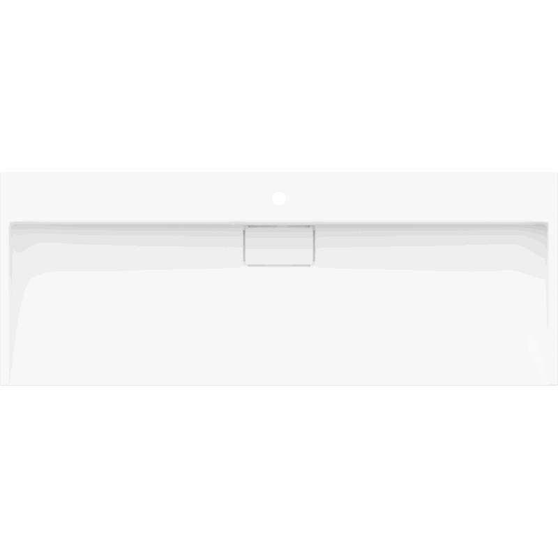 Mexen Ava lavabo sur plan en conglomérat 1/O 120 x 46 cm, blanc - 23011201