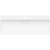 Mexen Ava lavabo de comptoir en conglomérat 1 trou 120 x 46 cm, Blanc - 23011201