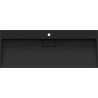 Mexen Ava lavabo à poser en conglomérat 1/O 120 x 46 cm, noir - 23011271
