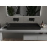 Mexen Ava lavabo sur plan en composite B/O 120 x 46 cm, noir - 23011270