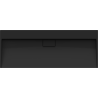 Mexen Ava lavabo de comptoir en conglomérat sans trou 120 x 46 cm, Noir - 23011270