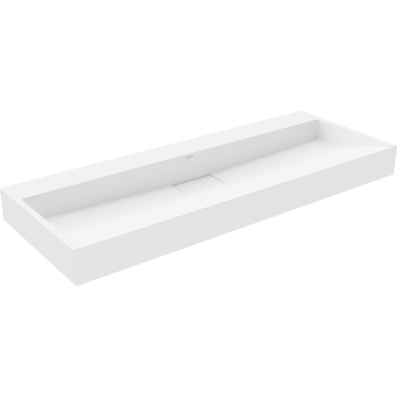 Mexen Ava lavabo à poser en composite B/O 120 x 46 cm, blanc - 23011200