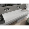 Mexen Ava lavabo à poser en composite B/O 120 x 46 cm, blanc - 23011200