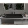 Mexen Ava Vasque à Poser en Conglomérat 1/O 100 x 46 cm, Noire - 23011071
