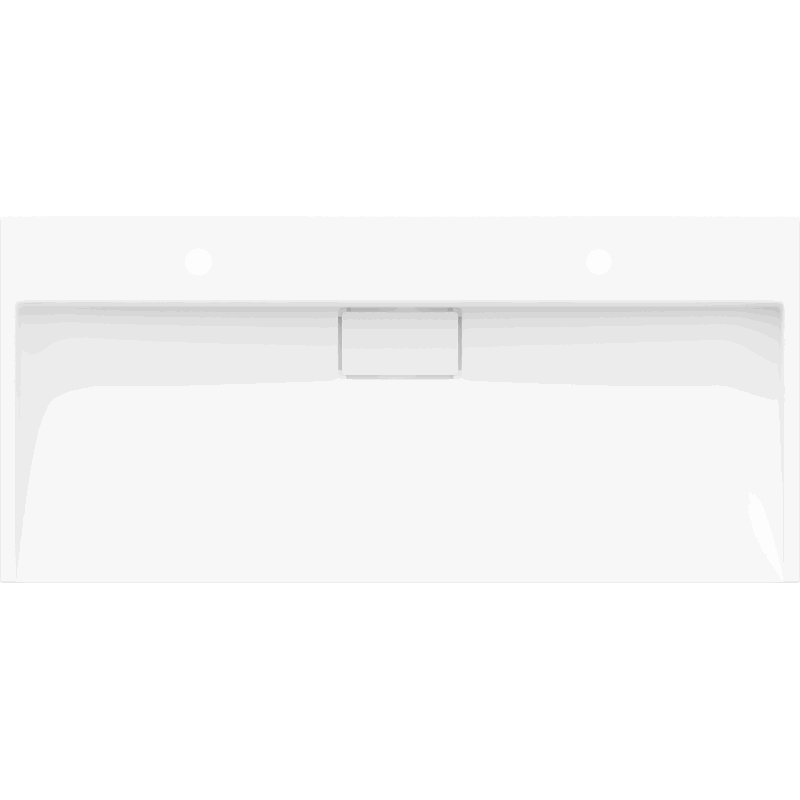 Mexen Ava lavabo à poser en conglomérat 2/O 100 x 46 cm, blanc - 23011002