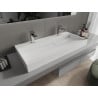 Mexen Ava lavabo à poser en composite 2/O 100 x 46 cm, blanc - 23011002