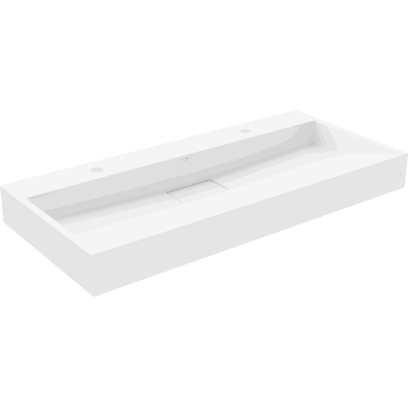 Mexen Ava lavabo à poser en composite 2/O 100 x 46 cm, blanc - 23011002