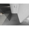 Mexen Kioto paroi de douche Walk-in 100 x 200 cm, rayures 8 mm, chrome - 800-100-101-01-09