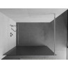 Mexen Kioto paroi de douche Walk-in 100 x 200 cm, rayures 8 mm, chrome - 800-100-101-01-09