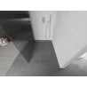 Mexen Kioto paroi de douche Walk-in 130 x 200 cm, rayures 8 mm, chrome - 800-130-101-01-09