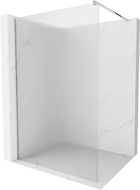 Mexen Kioto paroi de douche 140 x 200 cm, rayures 8 mm, Chrome - 800-140-101-01-09