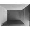 Mexen Kioto paroi de douche Walk-in 130 x 200 cm, rayures 8 mm, blanche - 800-130-101-20-09
