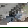 Mexen Rico cuvette wc Rimless avec abattant à descente progressive slim, duroplast, gris-bleu mat - 30724069