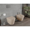 Mexen Rico cuvette de WC Rimless avec abattant à fermeture douce slim, duroplast, cappuccino mat - 30724064