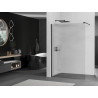 Mexen Kioto paroi de douche 70 x 200 cm, rayures 8 mm, noire - 800-070-101-70-09