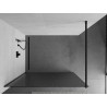 Mexen Kioto paroi de douche 90 x 200 cm, rainures 8 mm, noir - 800-090-101-70-09