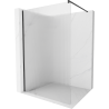 Paroi de douche Mexen Kioto 120 x 200 cm, stries 8 mm, noir - 800-120-101-70-09