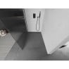 Paroi de douche Mexen Kioto 120 x 200 cm, stries 8 mm, noir - 800-120-101-70-09